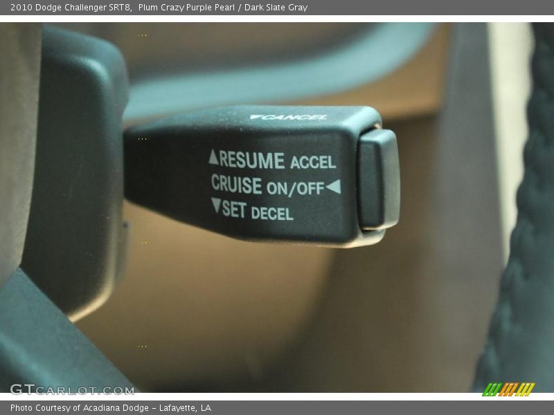 Plum Crazy Purple Pearl / Dark Slate Gray 2010 Dodge Challenger SRT8
