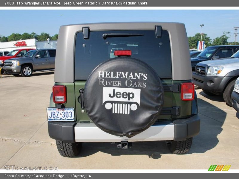 Jeep Green Metallic / Dark Khaki/Medium Khaki 2008 Jeep Wrangler Sahara 4x4