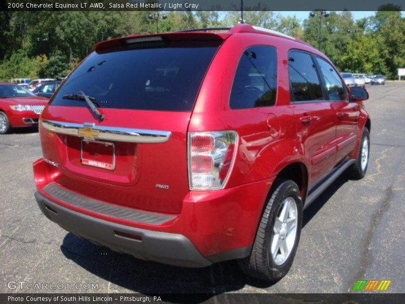 Salsa Red Metallic / Light Gray 2006 Chevrolet Equinox LT AWD