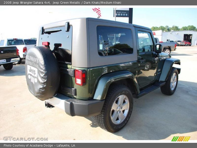 Jeep Green Metallic / Dark Khaki/Medium Khaki 2008 Jeep Wrangler Sahara 4x4
