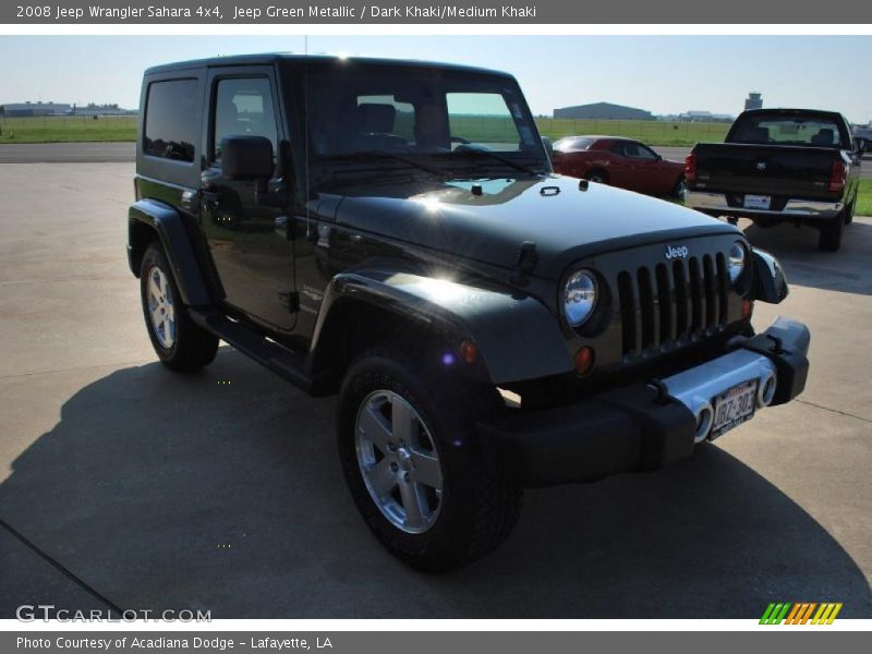 Jeep Green Metallic / Dark Khaki/Medium Khaki 2008 Jeep Wrangler Sahara 4x4