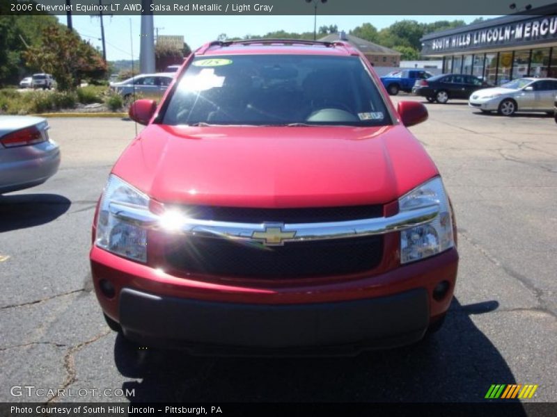 Salsa Red Metallic / Light Gray 2006 Chevrolet Equinox LT AWD