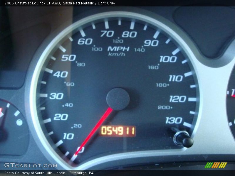 Salsa Red Metallic / Light Gray 2006 Chevrolet Equinox LT AWD