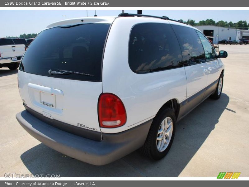 Bright White / Slate Gray 1998 Dodge Grand Caravan SE