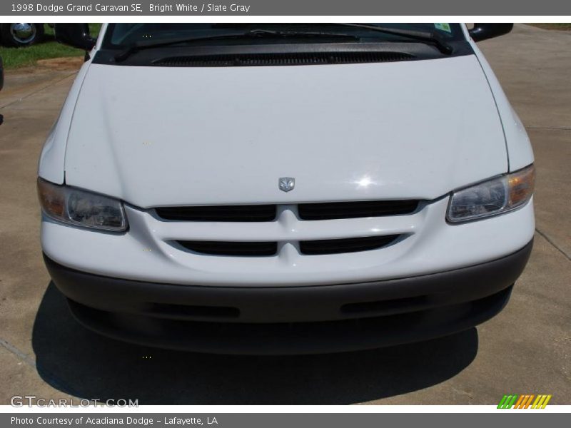 Bright White / Slate Gray 1998 Dodge Grand Caravan SE