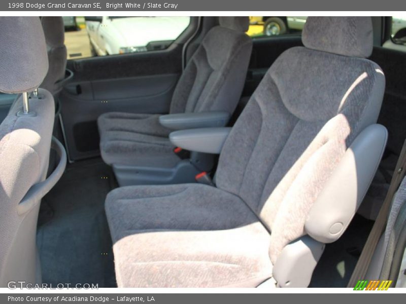 Bright White / Slate Gray 1998 Dodge Grand Caravan SE