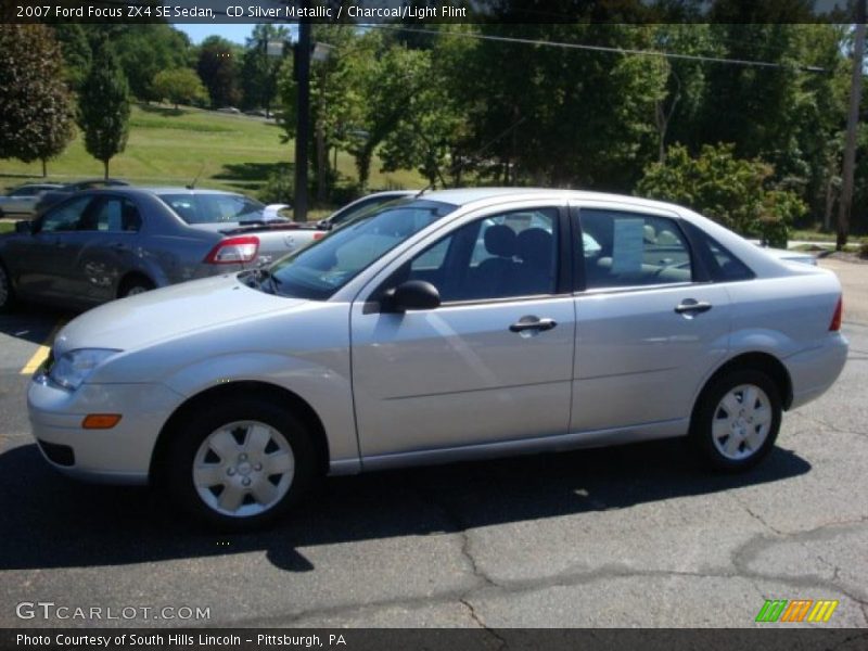CD Silver Metallic / Charcoal/Light Flint 2007 Ford Focus ZX4 SE Sedan