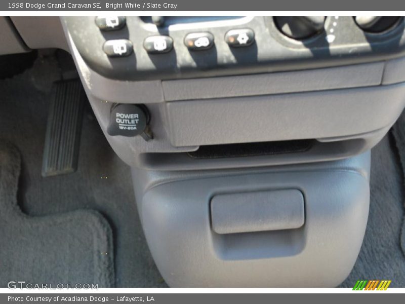 Bright White / Slate Gray 1998 Dodge Grand Caravan SE