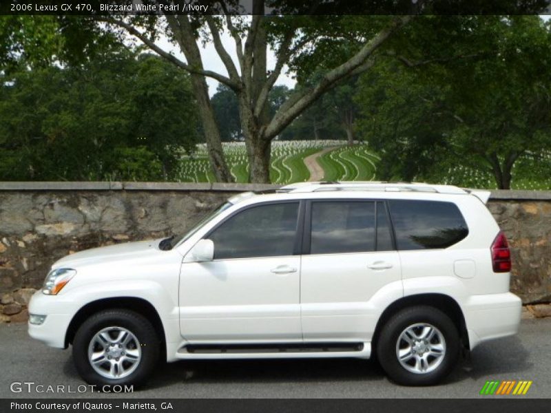 Blizzard White Pearl / Ivory 2006 Lexus GX 470