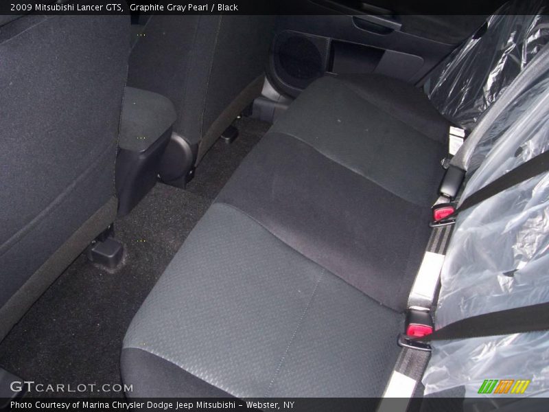 Graphite Gray Pearl / Black 2009 Mitsubishi Lancer GTS