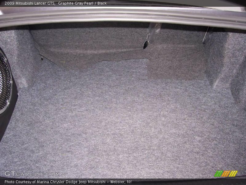 Graphite Gray Pearl / Black 2009 Mitsubishi Lancer GTS