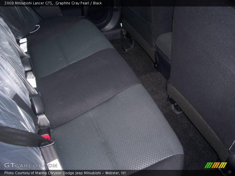 Graphite Gray Pearl / Black 2009 Mitsubishi Lancer GTS