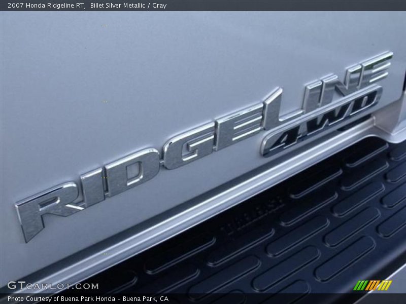 Billet Silver Metallic / Gray 2007 Honda Ridgeline RT