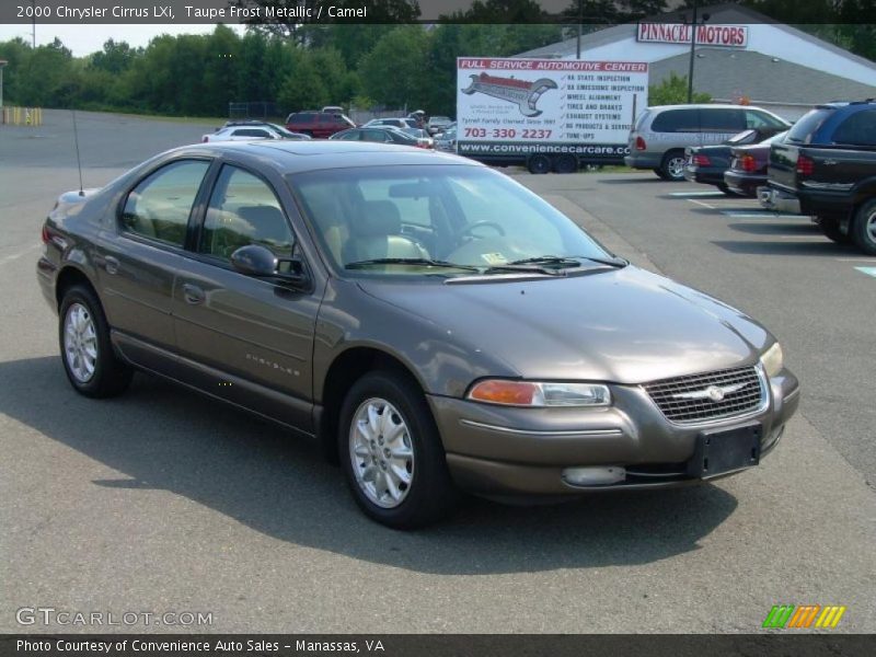Taupe Frost Metallic / Camel 2000 Chrysler Cirrus LXi