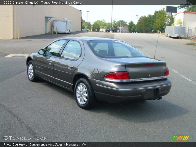 Taupe Frost Metallic / Camel 2000 Chrysler Cirrus LXi