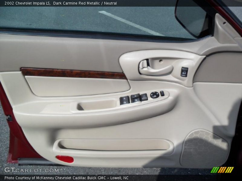 Dark Carmine Red Metallic / Neutral 2002 Chevrolet Impala LS
