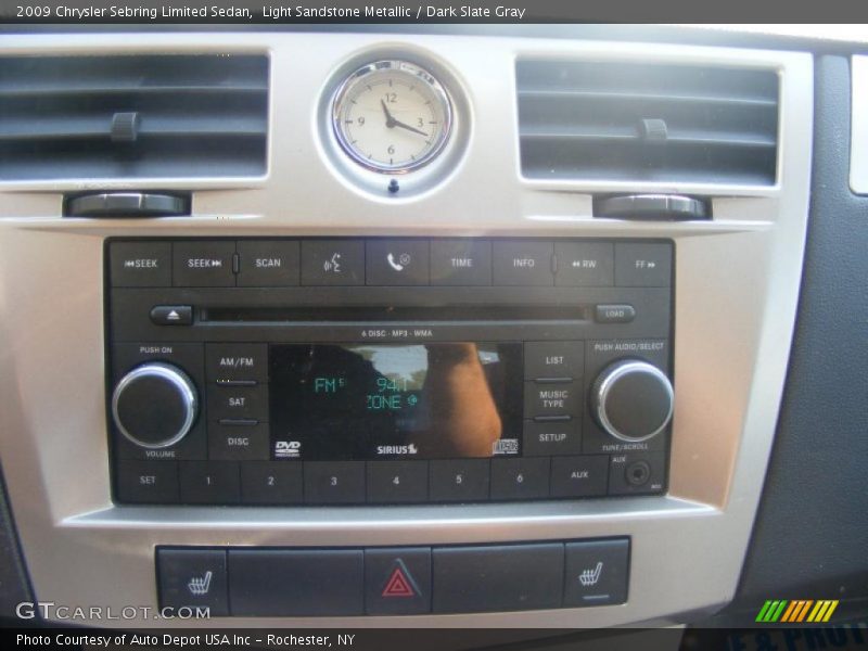 Light Sandstone Metallic / Dark Slate Gray 2009 Chrysler Sebring Limited Sedan