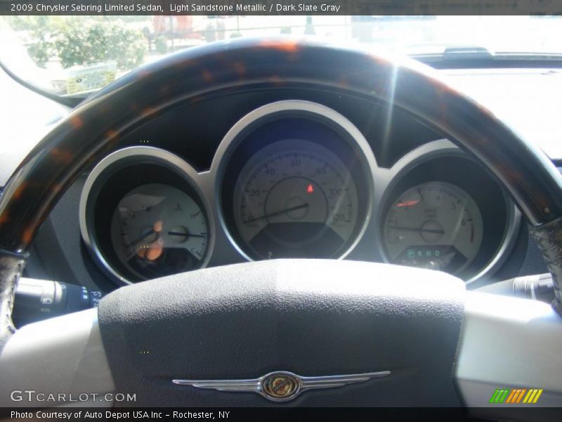 Light Sandstone Metallic / Dark Slate Gray 2009 Chrysler Sebring Limited Sedan
