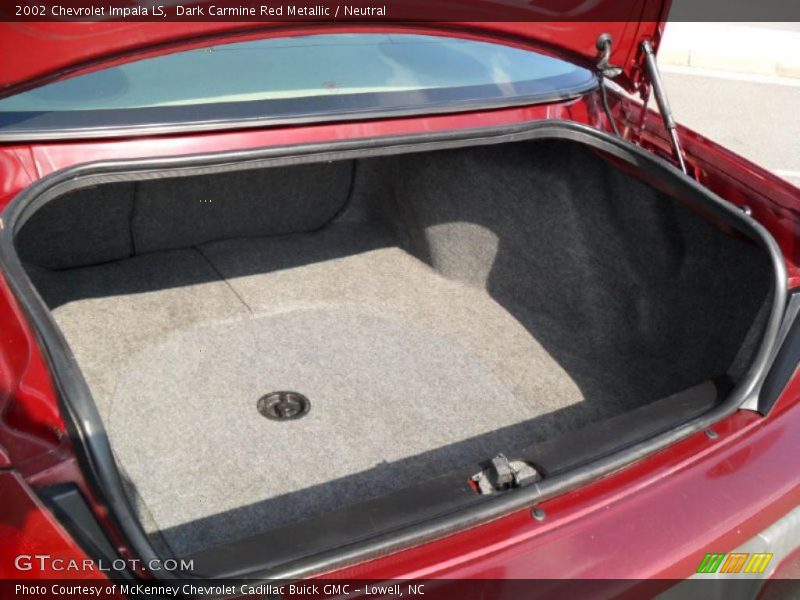 Dark Carmine Red Metallic / Neutral 2002 Chevrolet Impala LS