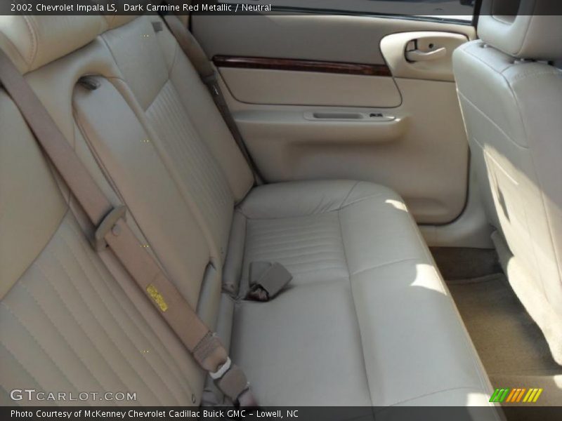 Dark Carmine Red Metallic / Neutral 2002 Chevrolet Impala LS