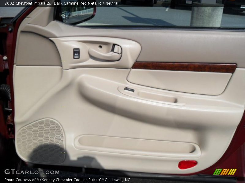 Dark Carmine Red Metallic / Neutral 2002 Chevrolet Impala LS