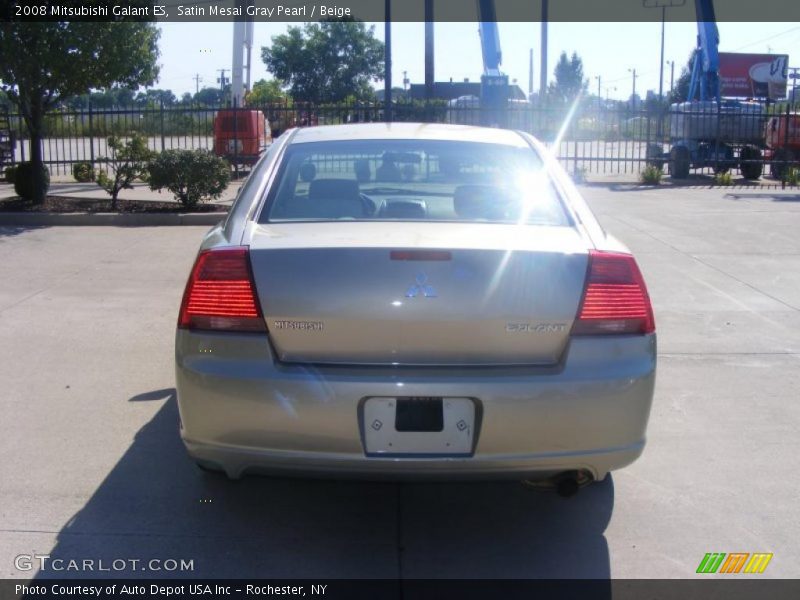 Satin Mesai Gray Pearl / Beige 2008 Mitsubishi Galant ES