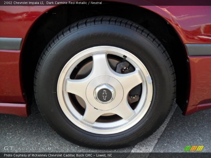 Dark Carmine Red Metallic / Neutral 2002 Chevrolet Impala LS