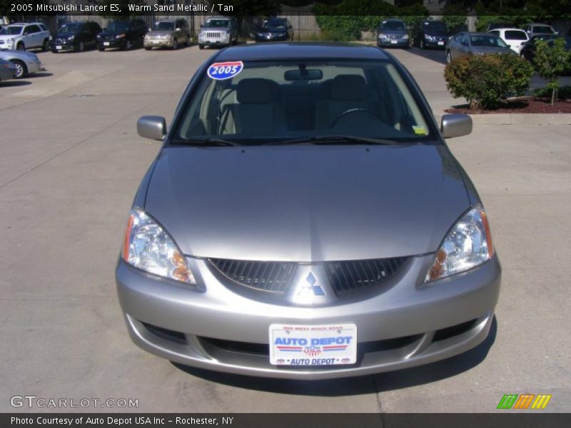 Warm Sand Metallic / Tan 2005 Mitsubishi Lancer ES