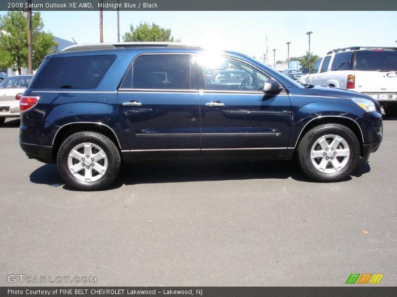 Midnight Blue / Black 2008 Saturn Outlook XE AWD