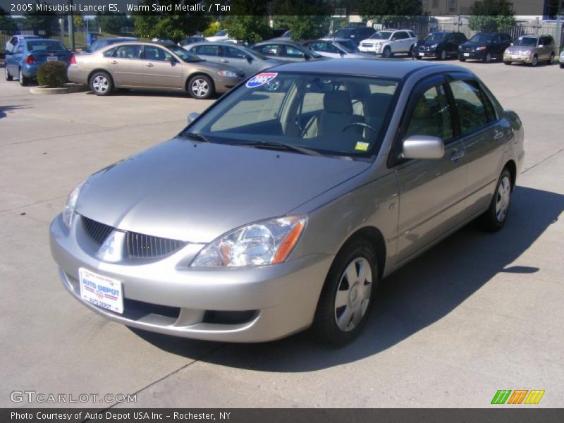 Warm Sand Metallic / Tan 2005 Mitsubishi Lancer ES