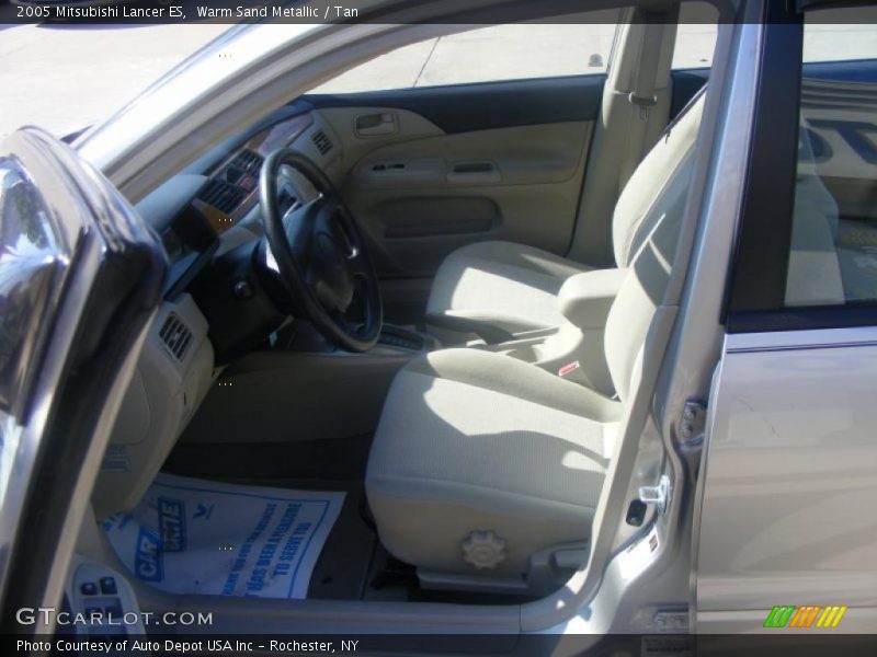 Warm Sand Metallic / Tan 2005 Mitsubishi Lancer ES