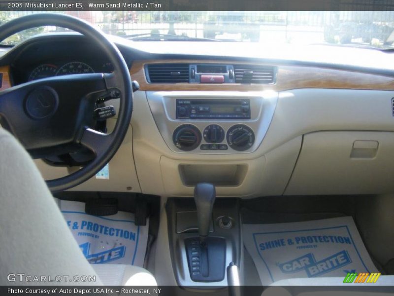 Warm Sand Metallic / Tan 2005 Mitsubishi Lancer ES