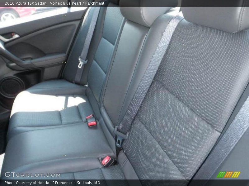 Vortex Blue Pearl / Parchment 2010 Acura TSX Sedan
