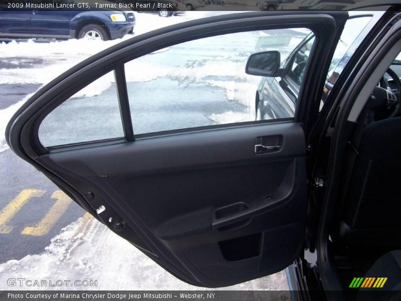 Tarmac Black Pearl / Black 2009 Mitsubishi Lancer GTS