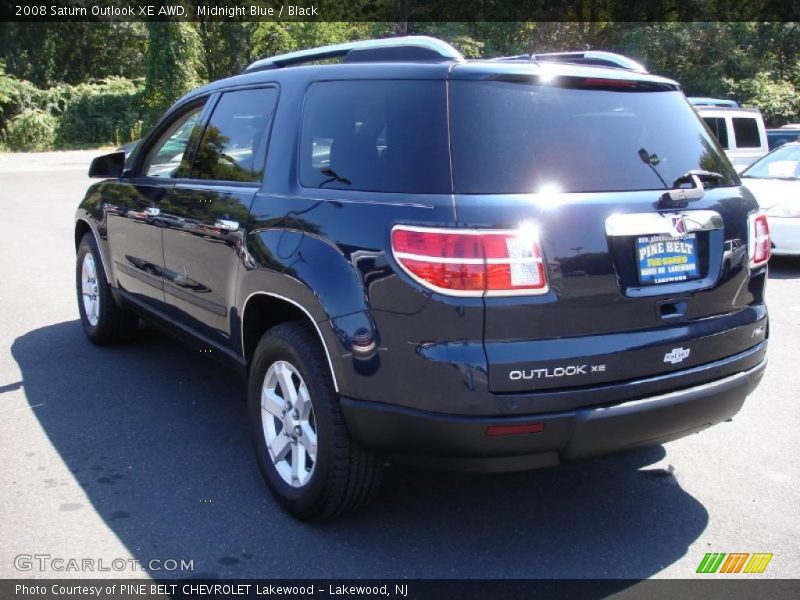 Midnight Blue / Black 2008 Saturn Outlook XE AWD