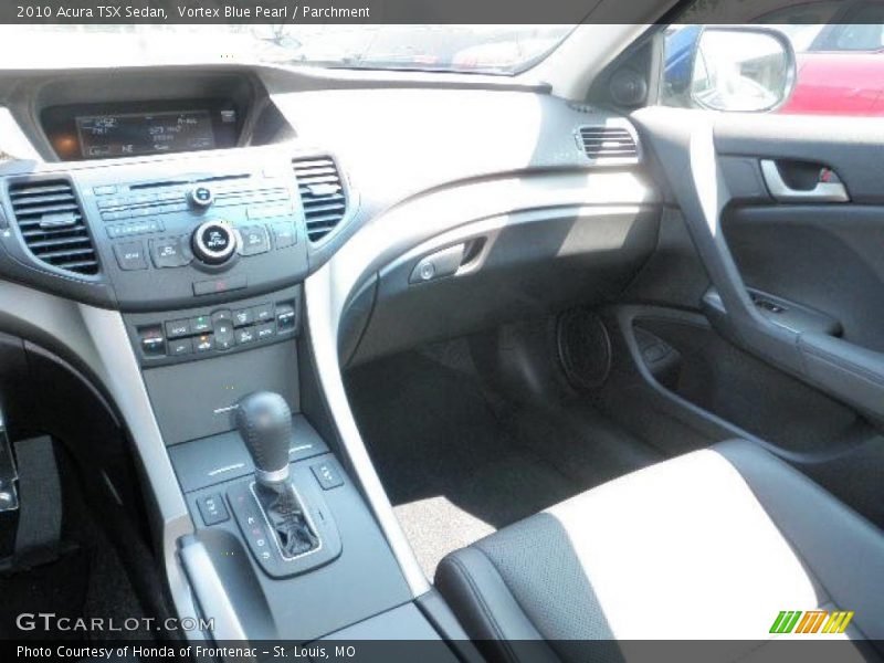Vortex Blue Pearl / Parchment 2010 Acura TSX Sedan