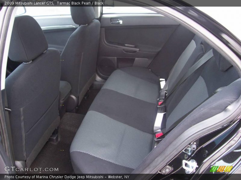 Tarmac Black Pearl / Black 2009 Mitsubishi Lancer GTS