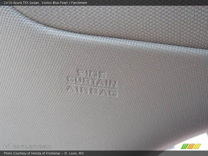 Vortex Blue Pearl / Parchment 2010 Acura TSX Sedan