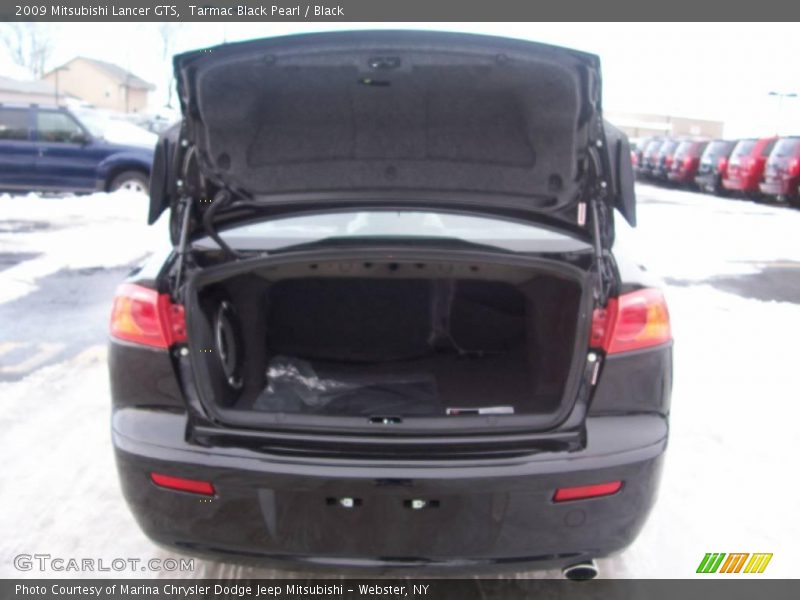 Tarmac Black Pearl / Black 2009 Mitsubishi Lancer GTS