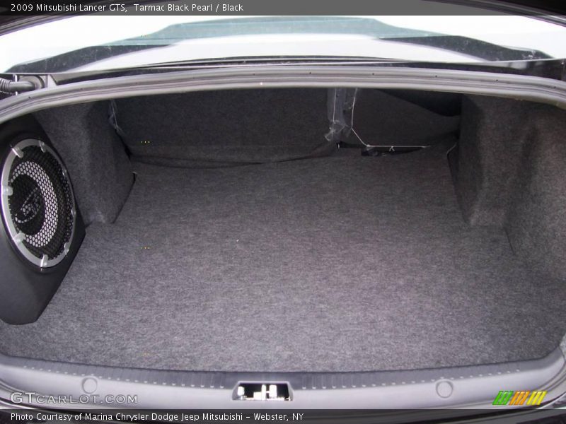 Tarmac Black Pearl / Black 2009 Mitsubishi Lancer GTS