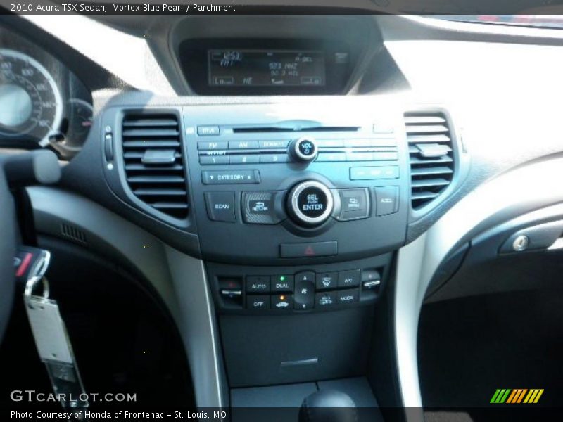 Vortex Blue Pearl / Parchment 2010 Acura TSX Sedan