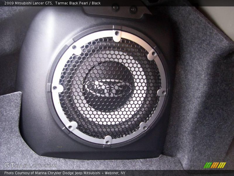 Tarmac Black Pearl / Black 2009 Mitsubishi Lancer GTS