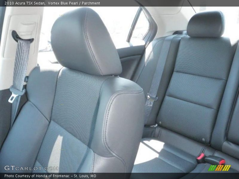 Vortex Blue Pearl / Parchment 2010 Acura TSX Sedan