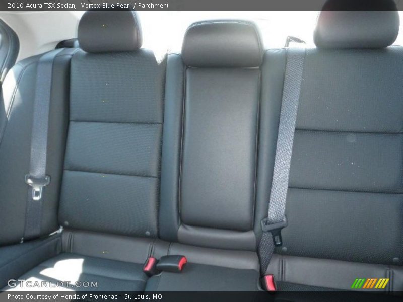 Vortex Blue Pearl / Parchment 2010 Acura TSX Sedan