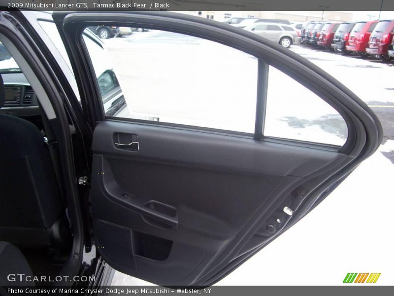 Tarmac Black Pearl / Black 2009 Mitsubishi Lancer GTS