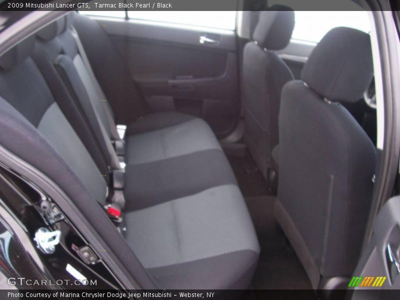 Tarmac Black Pearl / Black 2009 Mitsubishi Lancer GTS