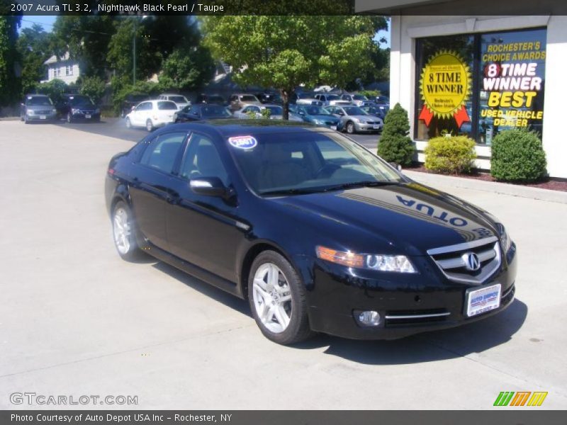 Nighthawk Black Pearl / Taupe 2007 Acura TL 3.2