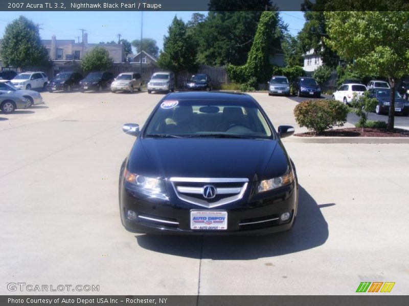 Nighthawk Black Pearl / Taupe 2007 Acura TL 3.2