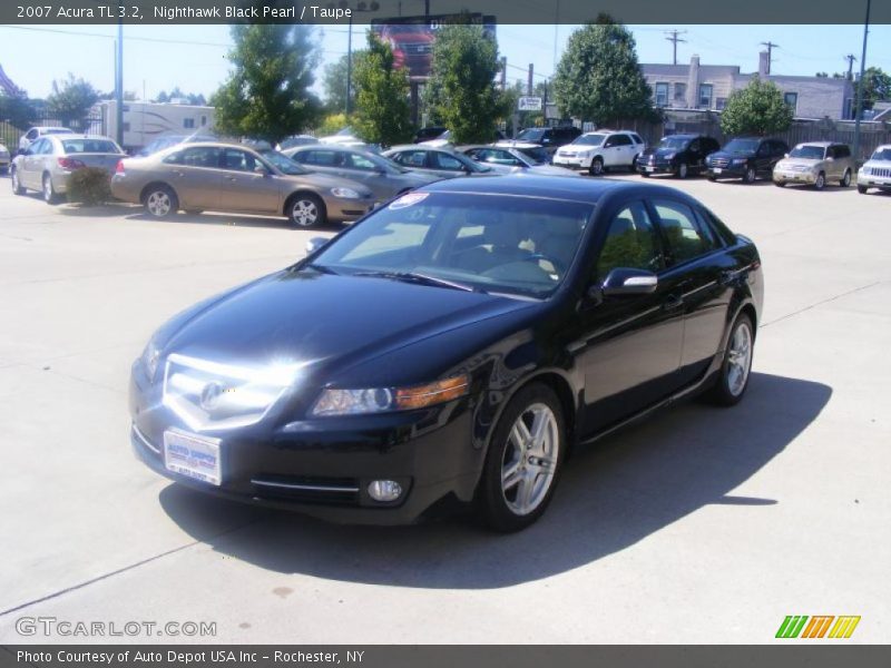 Nighthawk Black Pearl / Taupe 2007 Acura TL 3.2