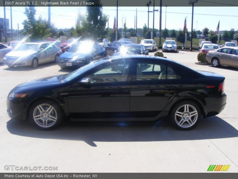 Nighthawk Black Pearl / Taupe 2007 Acura TL 3.2